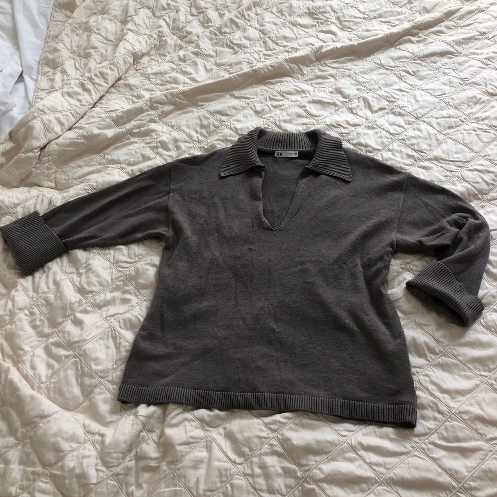 Zara Collared Sweater